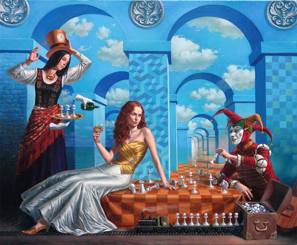 Illusion of Diversity, 30" x 36",  oil on canvas, 2013 | 30" x 36", limited edition of 100 | illusions |
