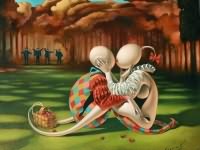 Strawberry Field, 20" x 24",  oil on canvas, 2013 | 20" x 24",  limited edition of 100 | sense |
