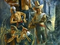 Lord of the Flame (left panel)