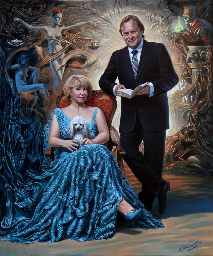 Mr. and Mrs.Andrei Dukhin portrait